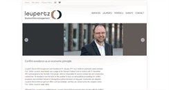 Desktop Screenshot of leupertz.com
